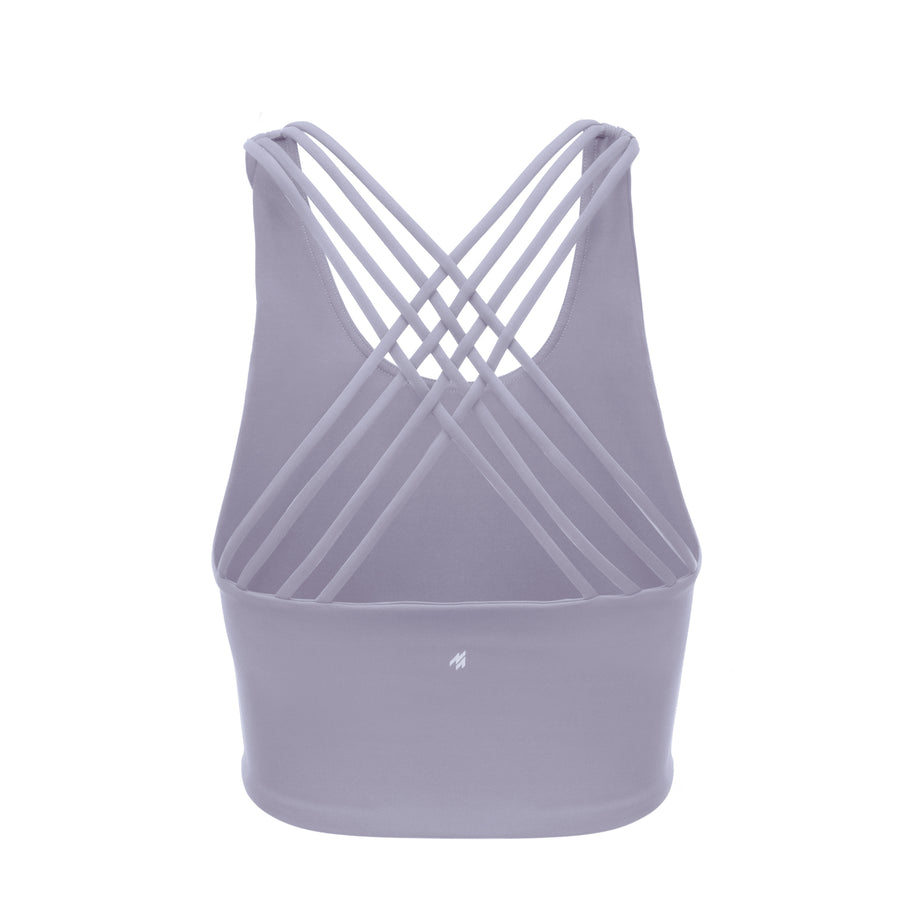 Buy Kappa Solid Sports Bra with Cross Back Straps