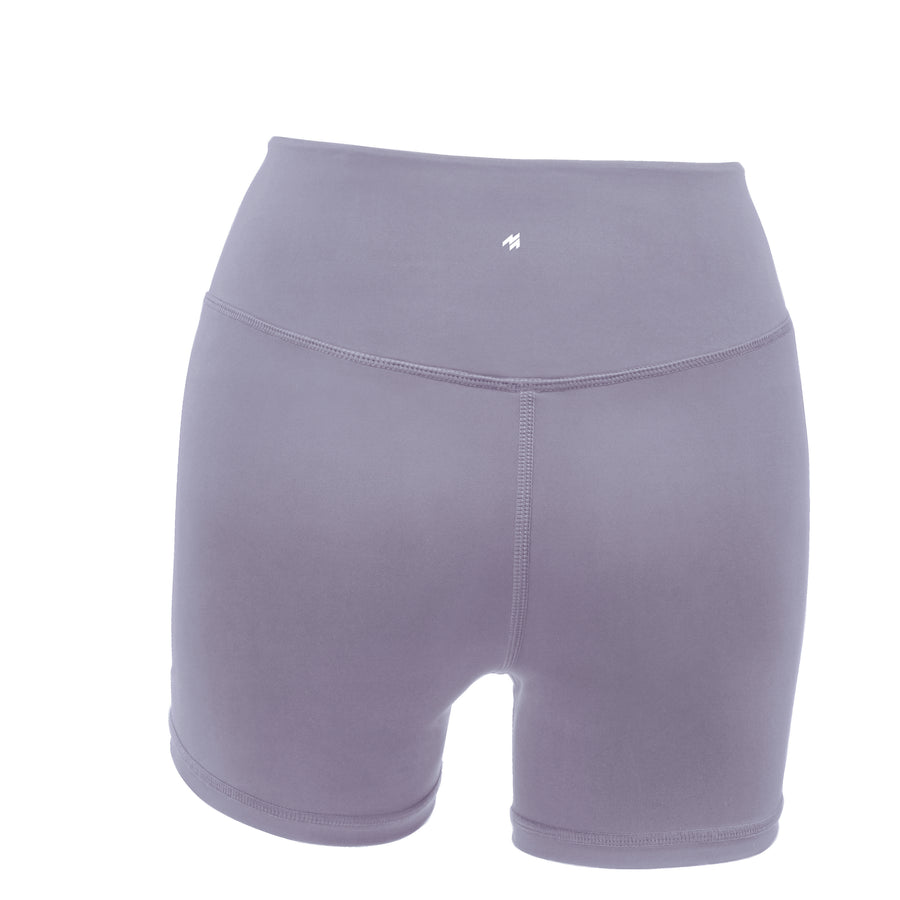 No Camel Toe Workout Yoga Shorts Hidden Pocket Buttery Soft High Waist  Sport Athletic Fitness Gym Shorts Running Short Pants Color: Lilac Gray,  Size: 08-M