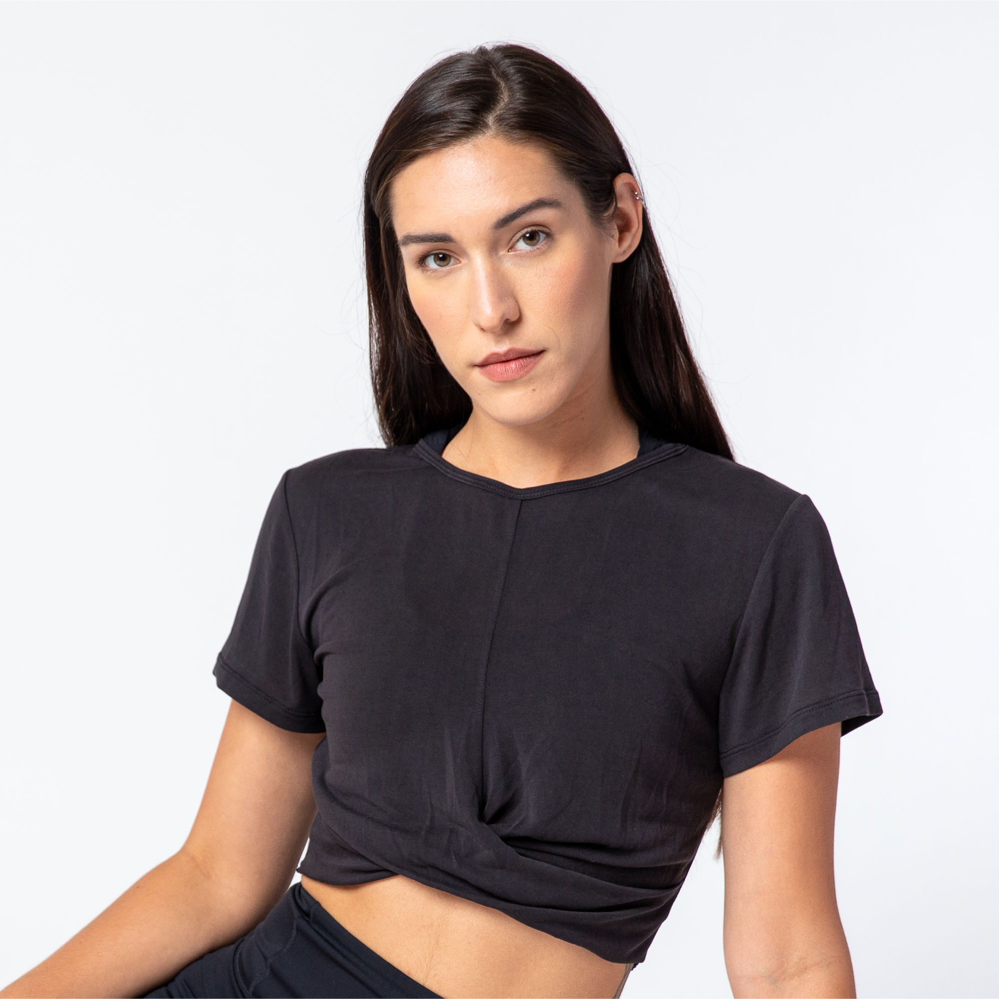 BIOTOP(ビオトープ) / 【yo BIOTOP】Cropped sweat shirt