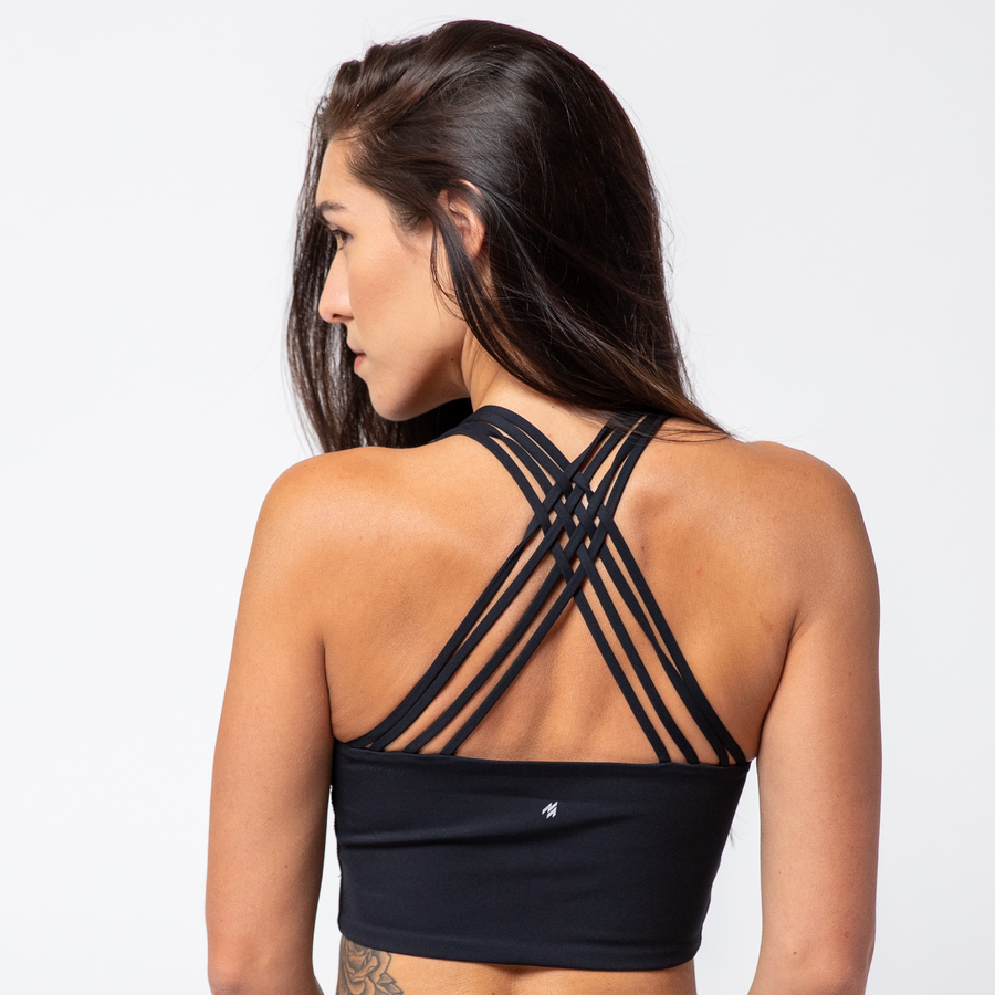 Cross Back Straps Bra