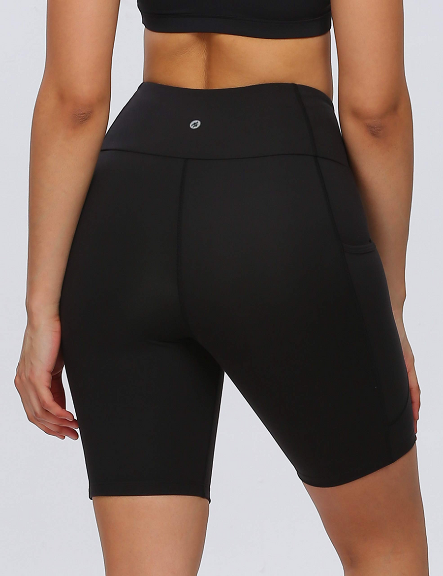 ODODOS ODCLOUD Buttery Soft Lounge Yoga Shorts for Women, 6 High Waist Non  See Through Biker Shorts, Black, Small at  Women's Clothing store