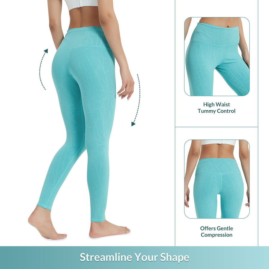 Women Bootcut Yoga Pants High Waist Leggings Stretch Tummy Control